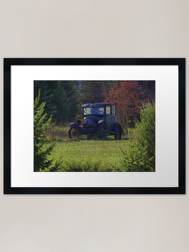 Woodland cruiser framed - cruiser, art