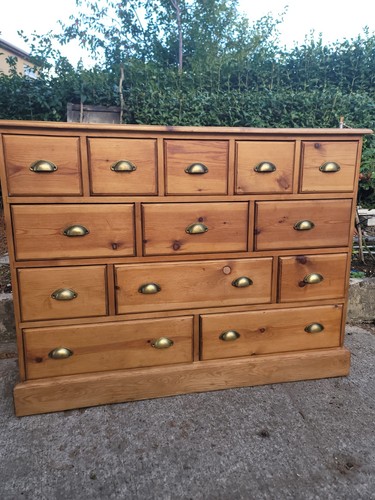 Chest drawers pine - , multi