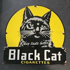 VINTAGE 12⅞” BLACK CAT