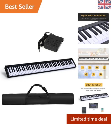 Key digital piano portable - 88-key,