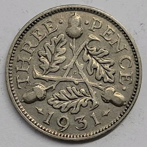 1931 george 500 silver - 1931, .500