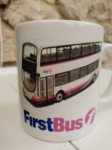 First bus transport cup - bus, mug