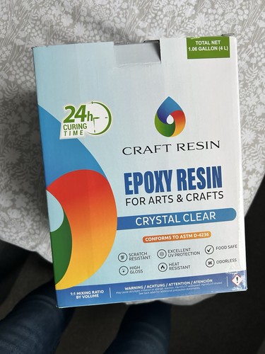 Craft resin crystal - resin, clear