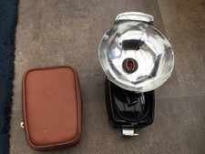 Vintage Agfa Agfalux Foldable Camera Flash Original case Made in Germany .