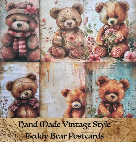 Teddy bear vintage style - teddy,