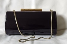 LK BENNETT Avon micro Clutch Bag . Purple patent leather. Very good condition 