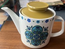 Meakin white with floral - &,