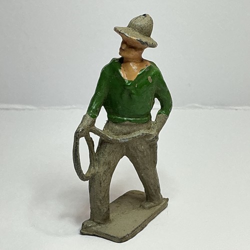 Crescent cowboy with lasso - crescent,