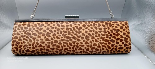 Dune leopard print clutch - dune,
