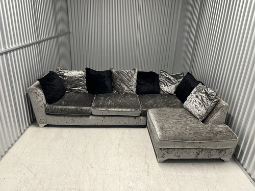 Dfs crushed velvet silver - crushed, l