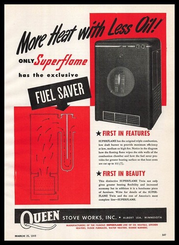 1948 queen stove works albert - stove,