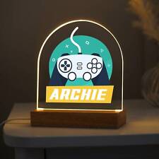 Personalised LED Gaming Light, Gaming Room Lamp, Birthday Gift for Boys