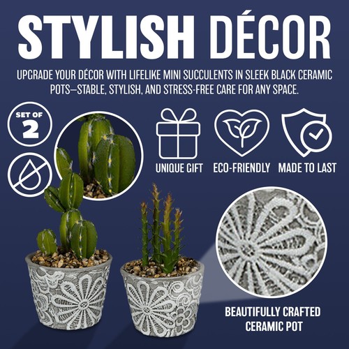Artificial cactus plants - x,