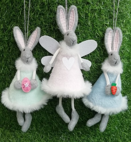 Hoppy easter bunnies sewing - bunnies,