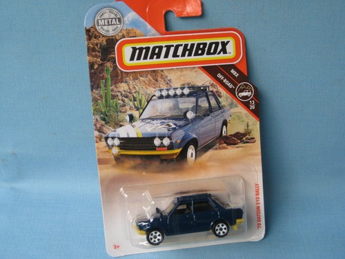Matchbox 1970 datsun - datsun, blue