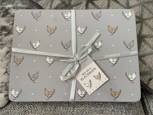 Set hen chicken placemats - set,
