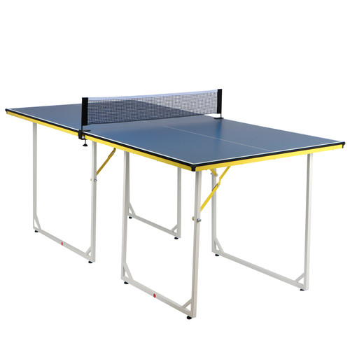 Foldable ping pong table with - pong,