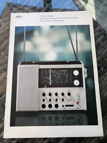 Braun t1000 global radio - global,