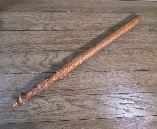 Vintage wooden baton - vintage,