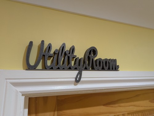 Loo tility room - room, door