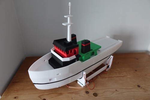 Printed rug boat - 3d, kit