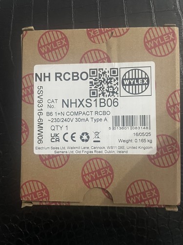 Wylex nhxs1b06 type - nhxs1b06, b