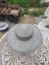 Vintage Galvanised Chicken Feeder Waterer 32 Cm Tall