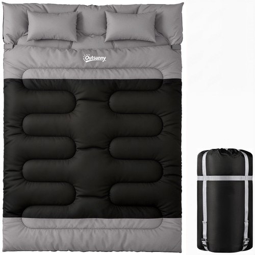Outsunny double sleeping - sleeping, bag