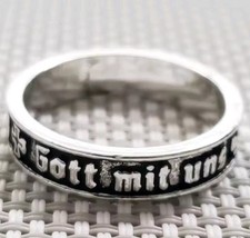 German WW2 Waffen RING Size 10 Meine Ehre Heisst Treue My Honor Means Loyalty