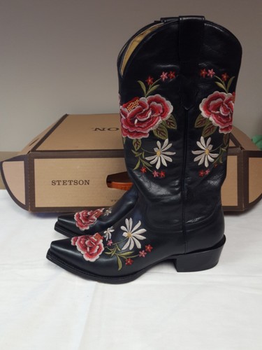 Stetson rose embroidered - stetson,