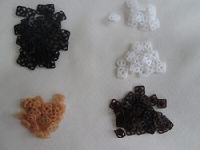 Press Studs / Snap fasteners small 9mm plastic, black / white / tan/ brown/15 pk