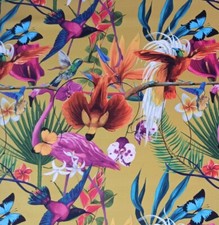 Printed velour velvet