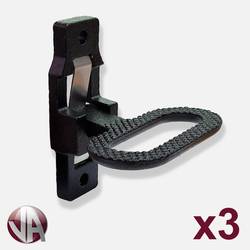 Folding step black painted - folding,