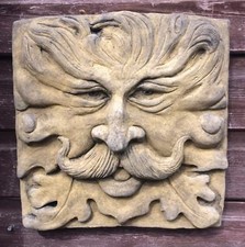 Large Square green man wall