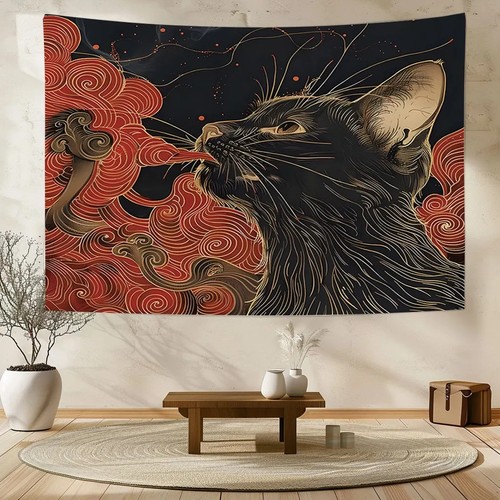 Ukiyo art japanese - japanese, cat