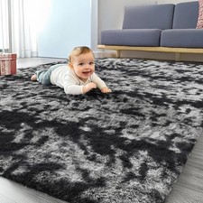 Large Rug Anti Slip Fluffy Rug Living Room Bedroom Carpet Hallway Kitchen Runner