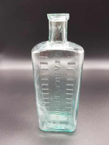 Vintage glass bottle - glass,