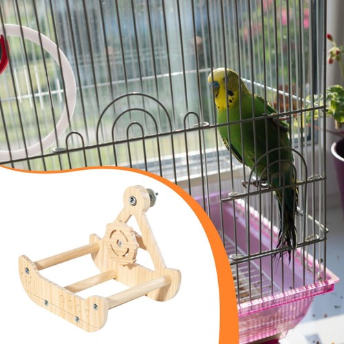 Wooden parrot perch - parrot, stand
