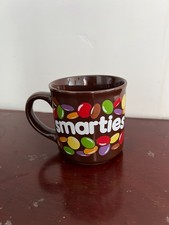 1980s Smarties Chocolate Mug Cup – Vintage Retro Ceramic, Multicolour Smarties
