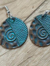 Unusual Bohemian Earrings 925