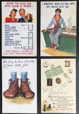 Comic 4 Postcards Saucy