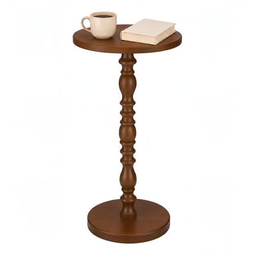 Solid wood round side - round,