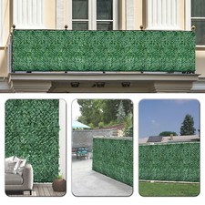 Outdoor Artificial Faux Ivy Leaf Fence Panels Fake Plants Privacy Hedge Decor