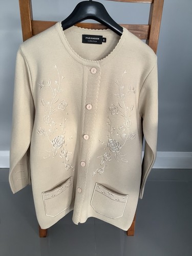 Paramour small beige cardigan - small,