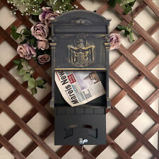 Bronze Post Letter Box Mail