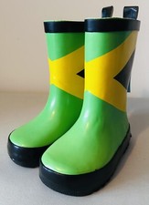 Wacky World Children’s Wellies Yellow/Green/Black UK 4