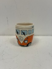 VW Camper Van Mug Orange Ceramic Retro Surf Design – [SUR F1] Plate