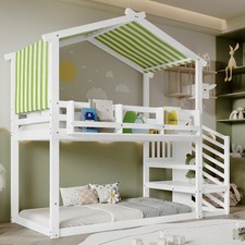 3FT Single Wood Bunk Floor Bed