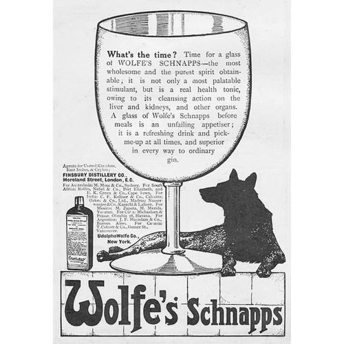 Wolfe schnapps glass theme - glass,