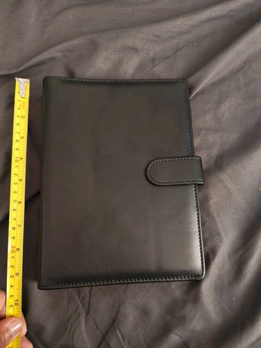 Leather ringer binder folio - leather,